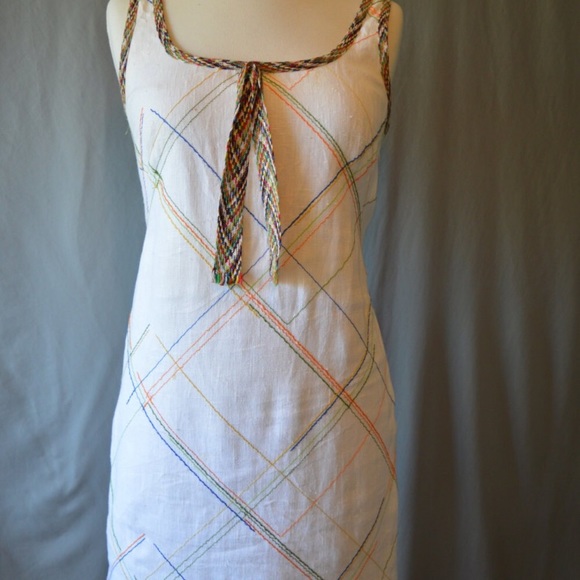 Moschino Cheap n Chic vintage linen mini dress - Picture 2 of 6